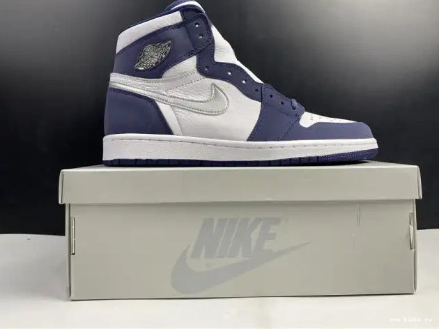 Rep Navy AIR Retro High (2020) Jordan 1 DC1788-100 Midnight 0516